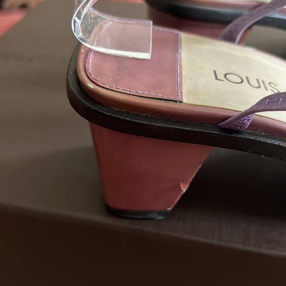 Authentic Louis Vuitton purple sandals - Picture 6 of 11